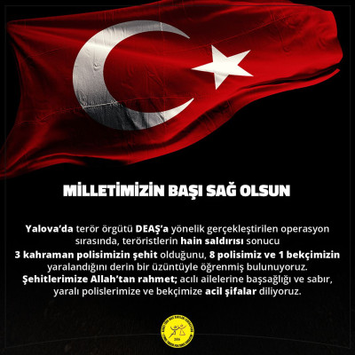 MİLLETİMİZİN BAŞI SAĞ OLSUN!