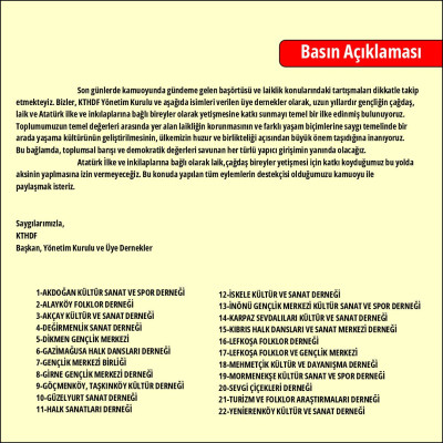 Basın Açıklaması